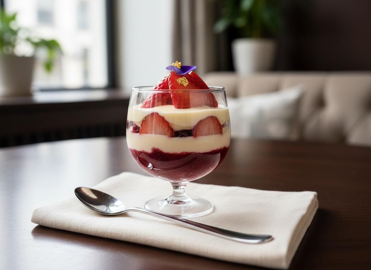 Dessert individuel par Paul Perrin
